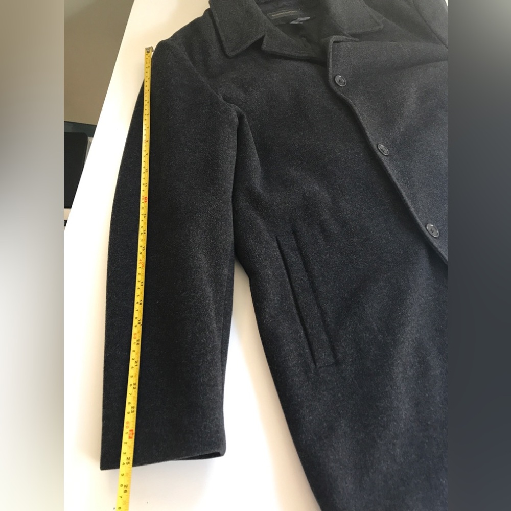 Banana Republic Mens Wool Cashmere Coat Grey Size: M - Picture 11 of 11